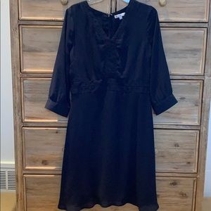 Navy Blue Midi Dress